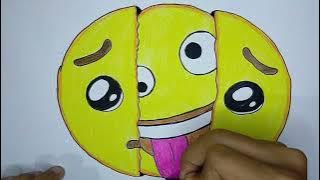 (Part 2) Mix Emoji Sedih dan Konyol // by Septia Ms // Drawing and Coloring
