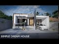 SIMPLE MODERN ONE STORY HOUSE  DESIGN BY ARCHITECT