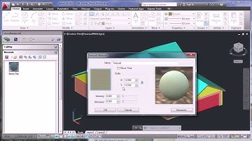 Using Materials in nXtRender for AutoCAD
