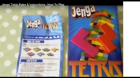 Jenga Tetris Game Rules & Instructions - How To Play
