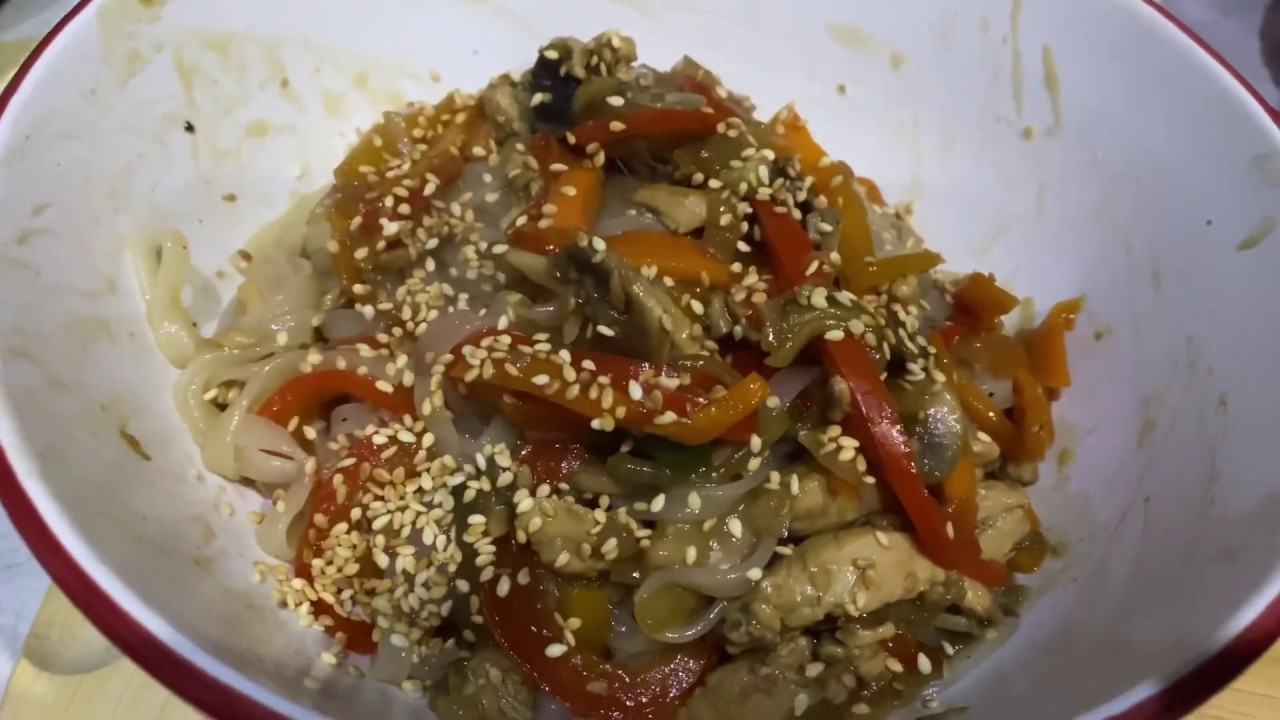 Лапша Вок, Удон пошаговый рецепт. - YouTube