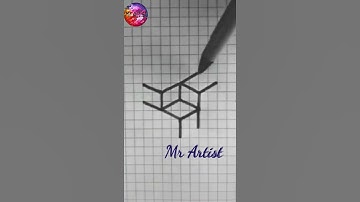 How to draw IMPOSSIBLE 3D ARROWS Optical Illusion #shorts #shortsdrawing #MrArtist