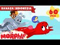 Mila menjadi bayi kecil  morphle  bahasa indonesia  kartun populer anakanak
