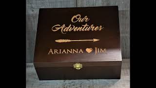 Custom Engraved Hinged Gift Box