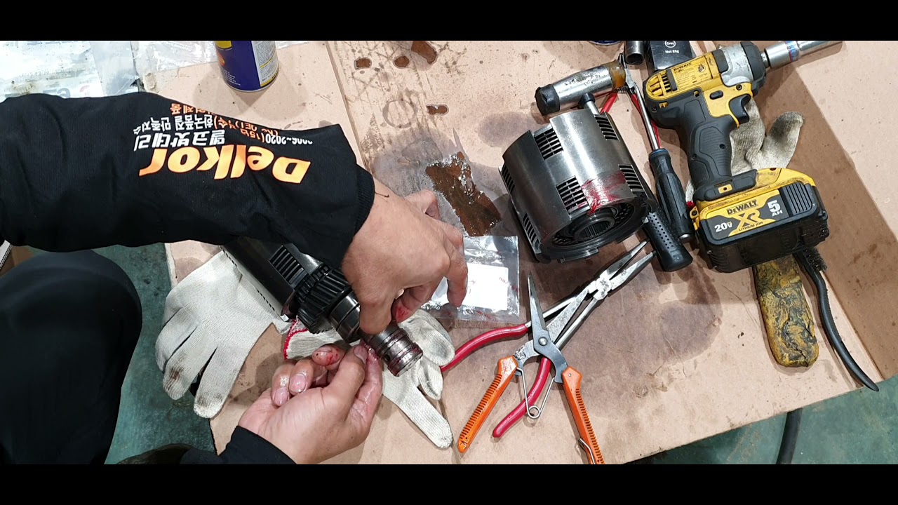 KOREA 트랙터 국제 럭센560/밋션오일 누유,전후진 클러치팩 수리 (2탄 조립)