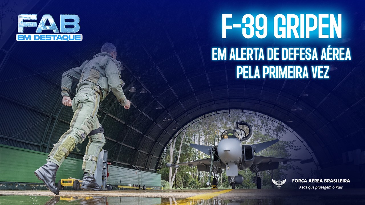 F-39 Gripen é empregado, pela primeira vez, em Alerta de Defesa Aeroespacial
