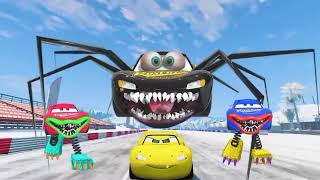 Epic Escape Mack Six-Headed Spider Eater Car McQueen - Coffin Dance Song (COVER)