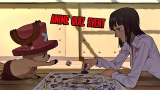 LIVE ANIME QUIZ ! | Anime Event - #1