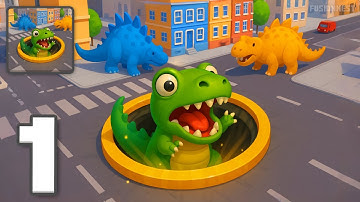 Dino Hole Eat Em All - Gameplay Walkthrough Part 1