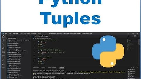 Video-13 | Python programming | Python Tuple Data type  | Python Tutorial | #DevOps #Coding