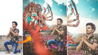 PicsArt Navratri Photo Editing || Durga Puja Editing || Maa Durga Photo Editing screenshot 5