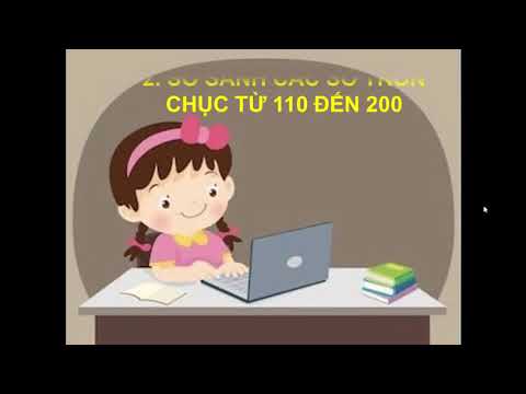 Tuần 28 - 07/5 - Toán - Các số tròn chục từ 110 đến 200 - Giáo viên: Điền Thảo Chân