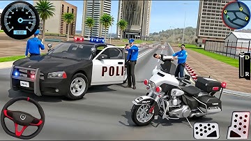 Police Car Chase Simulator 3D Game - Real Cop Cars Driving Simulator 2025 - Android GamePlay