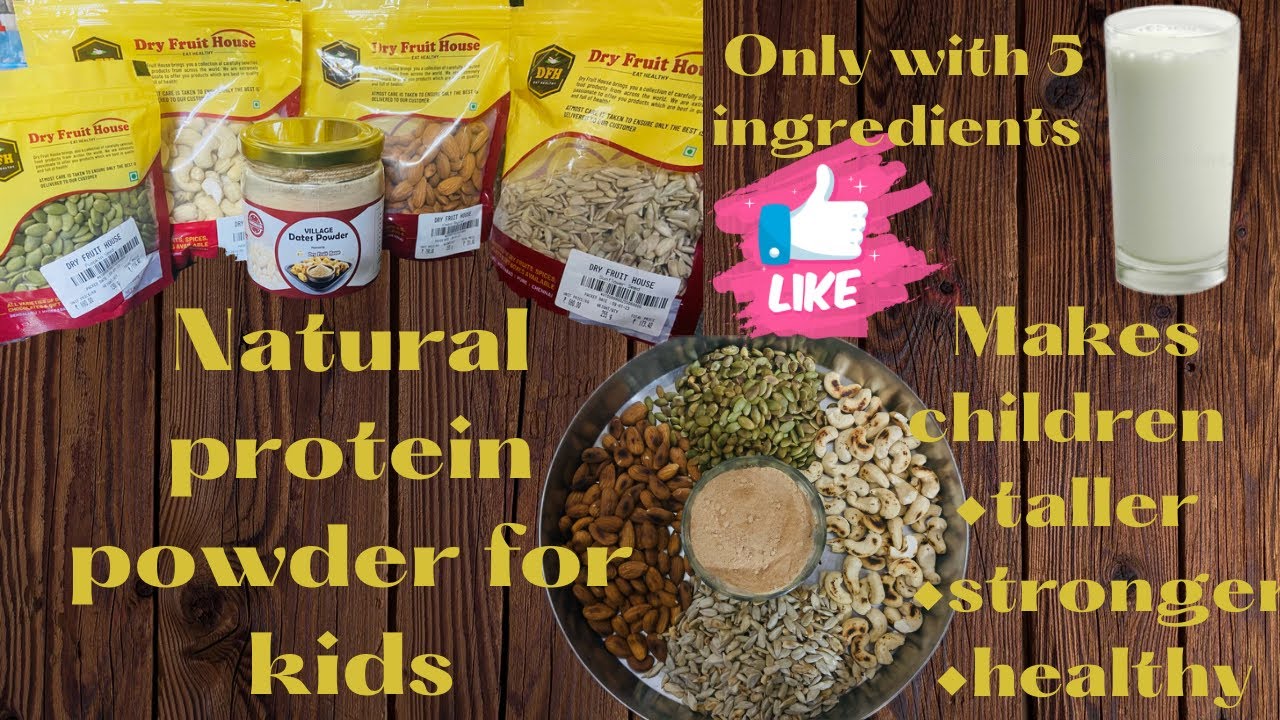 Natural milk protein powder for kids immunity booster dry fruits