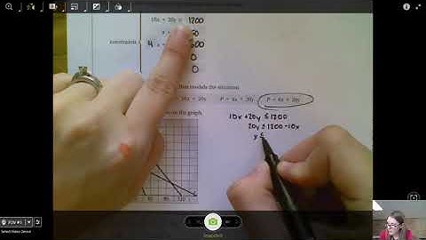 3.4 Example 2- Word Problem with Linear Programming