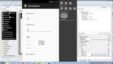 Calculadora con RadioButton y RadioGroup dos de dos