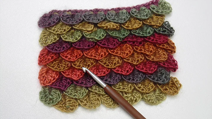 Master the Crocodile Stitch with this Easy Crochet Tutorial