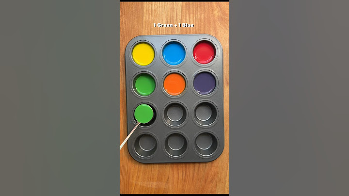 Creating 9 colors with three primary colors 🎨 #drawing #asmr #art