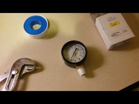 Video: Hur ändrar man en tryckmätare på en brunn?