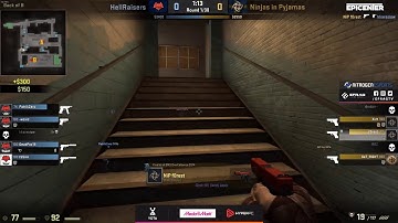 GeT_RiGhT and f0rest Perfect Pistol Round | NiP vs HellRaisers Epicenter 2017