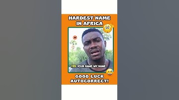 Hardest name in Africa? Meet Ovuvuevuevue enyetuenwuevue ugbemugbem osas