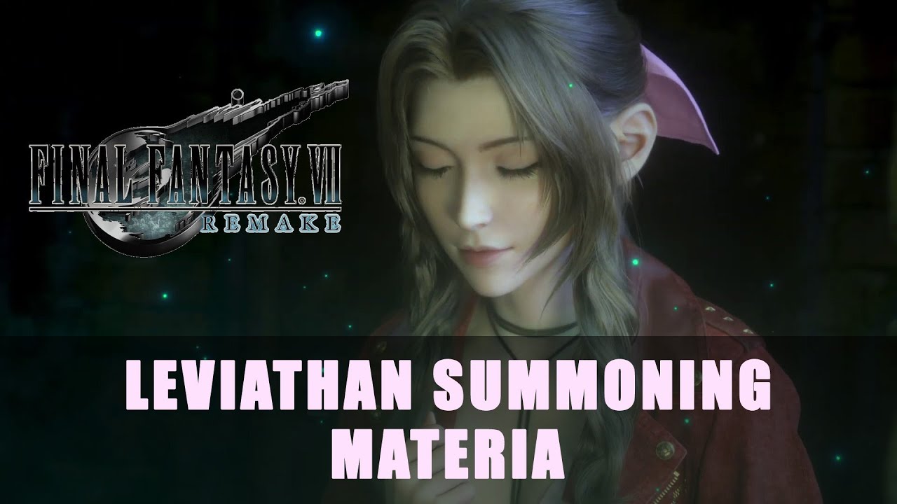 Ff7 Remake Leviathan Summoning Materia Youtube