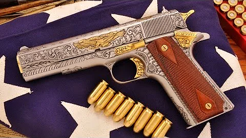 $5,000 Colt 1911 Fully Engraved .45 ACP