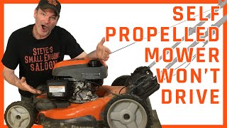 How To Fix A Self Propelled Lawn Mower That Won't Move