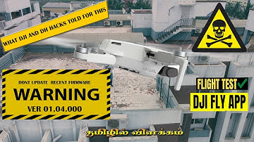 WARNING | DJI MINI 2 - New firmware update 01.04.0000|DONT INSTALL THIS! 15M Hack wont Work