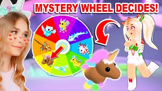 MYSTERY WHEEL DECIDES What PETS We Make *NEON* In Adopt Me! (Roblox)