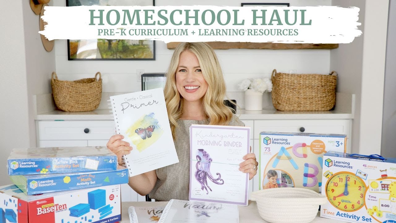 Homeschool Pre-K Curriculum Flip Through + Unboxing