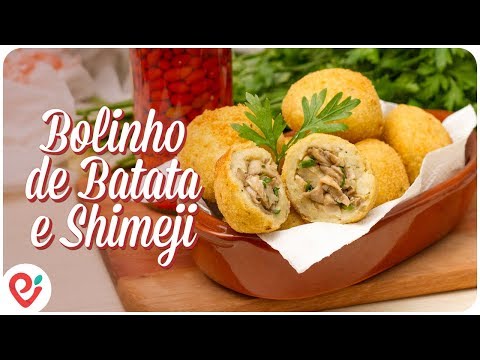 Vídeo: Bolinhos De Massa Com Batatas E Cogumelos