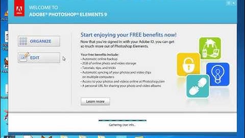 Photoshop Elements 9.0 Tutorial The Welcome Screen Adobe Training Lesson 1.2
