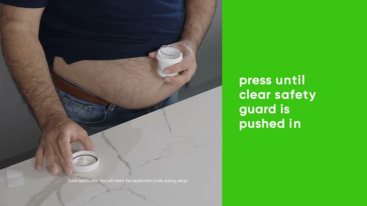 G7 Sensor Insertion Abdomen