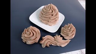 delicious STABLE CHOCOLATE VELVET cream! Without gelatin! not expensive!