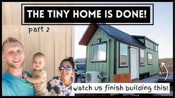 🏠 Completed SIPs Tiny Home - Part 2