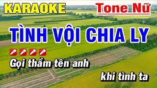 Tình Vội Chia Ly Karaoke Nhạc Sống TONE NỮ | Hoài Phong Organ