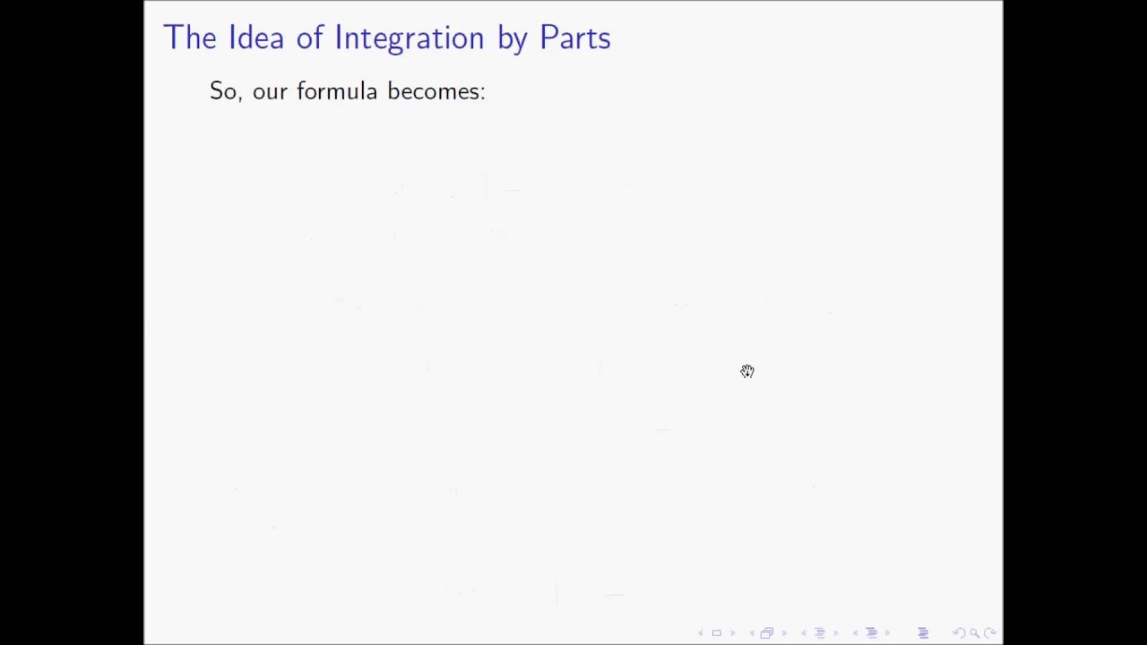 Integration By Parts Chart Method