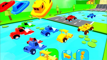 Shape Shifting Gameplay || shifting transform race offline game||shape shifting funny race gameplay