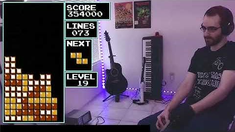 First 19 start maxout with rolling! Max #46 (1,046,840) | NES Tetris