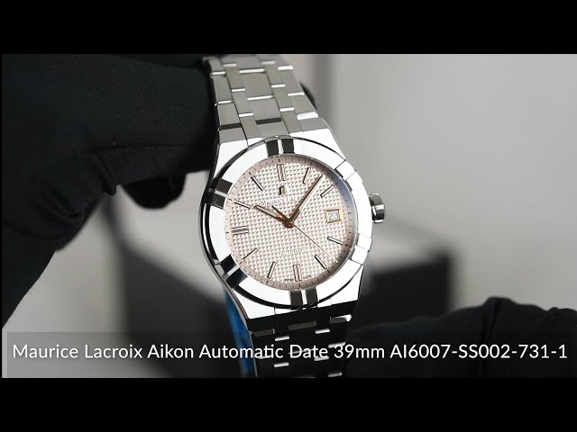 Maurice Lacroix Aikon Automatic Date 39mm AI6007-SS002-731-1 - YouTube