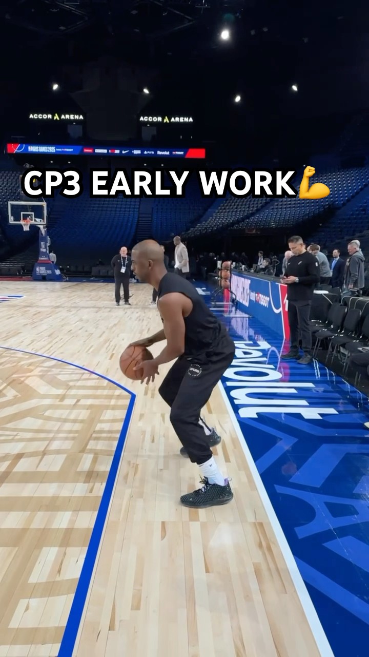 CP3 is first to the court here in Paris