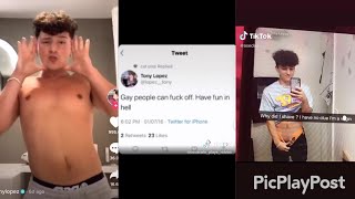 Tony lopez getting CANCELED on tiktok for almost 4 minutes straight...