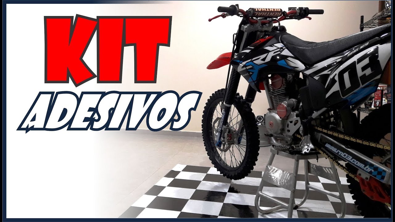 Kit gráfico adesivo CRF 230 3M Enduro e Motocross