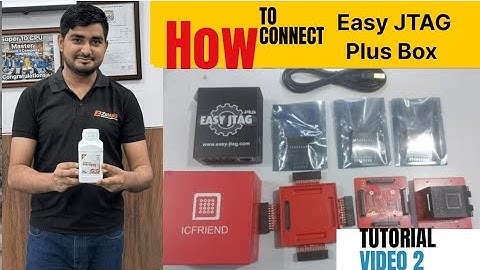 How to Connect Easy JTAG box ll UFS adapter 4 in 1 को कैसे connect करे easy  JTAG  के साथ