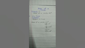 Area of circle.radius=7cm#maths#trending#youtubeshorts