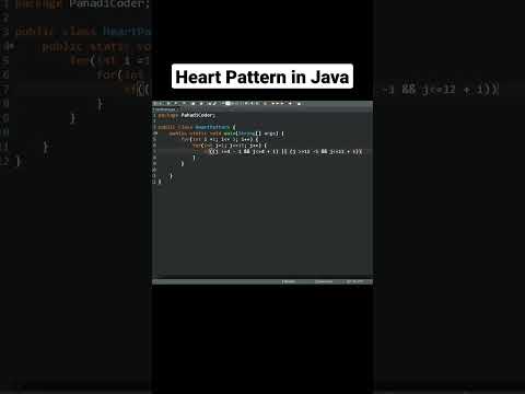 ❤️ Heart pattern in Java | Pahadi Coder