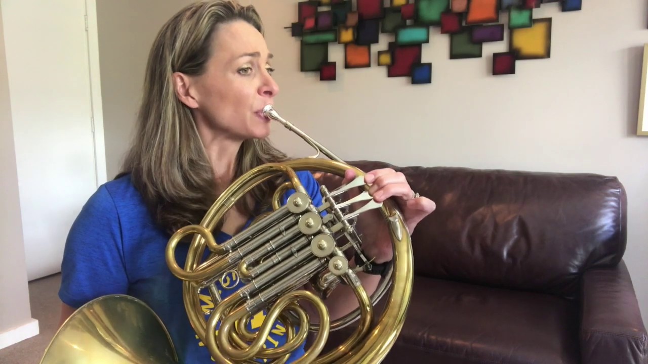 Shoemaker's French Horn Legato Etude 1 YouTube