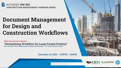 Document Management for Design and Construction Workflows
