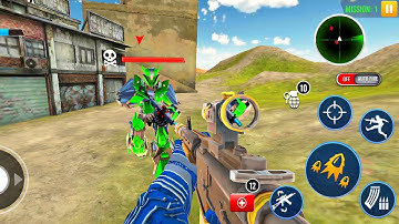 FPS Robot Transform Battle _ Android GamePlay #2